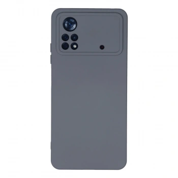 Xiaomi Poco X4 Pro 5g Kılıf Nano İçi Kadife Silikon - Gri