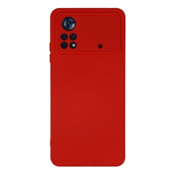 Xiaomi Poco X4 Pro 5g Kılıf Nano İçi Kadife Silikon - Kırmızı