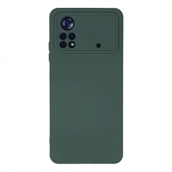Xiaomi Poco X4 Pro 5g Kılıf Nano İçi Kadife Silikon - Koyu Yeşil