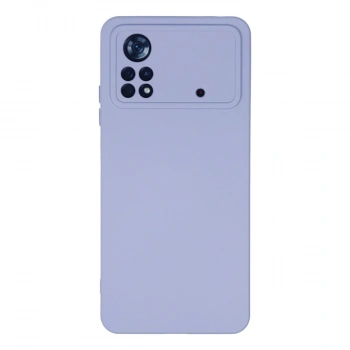 Xiaomi Poco X4 Pro 5g Kılıf Nano İçi Kadife Silikon - Lila