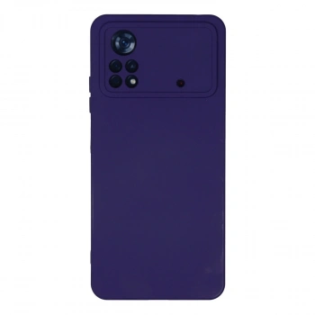 Xiaomi Poco X4 Pro 5g Kılıf Nano İçi Kadife Silikon - Mor