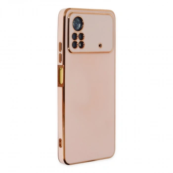 Xiaomi Poco X4 Pro 5g Kılıf Volet Silikon - Pembe
