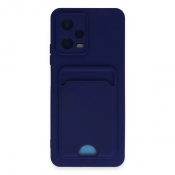 Xiaomi Poco X5 5g Kılıf Kelvin Kartvizitli Silikon - Lacivert