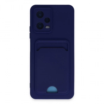 Xiaomi Poco X5 5g Kılıf Kelvin Kartvizitli Silikon - Lacivert