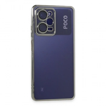 Xiaomi Poco X5 Pro 5g Kılıf Razer Lensli Silikon - Gümüş