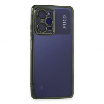 Xiaomi Poco X5 Pro 5g Kılıf Razer Lensli Silikon - Yeşil