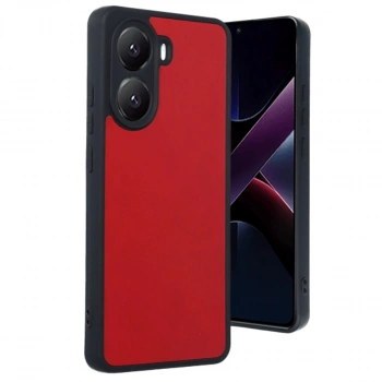 Xiaomi Poco X7 Pro Kılıf Aras Deri Kapak - Kırmızı