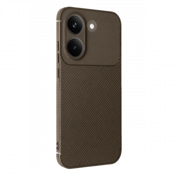 Xiaomi Poco X8 Pro Auto Focus Karbon Kapak - Kahverengi