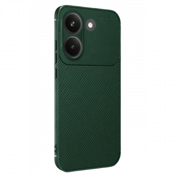 Xiaomi Poco X8 Pro Auto Focus Karbon Kapak - Koyu Yeşil