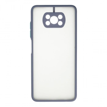 Xiaomi Pocophone X3 Kılıf Montreal Silikon Kapak - Gri