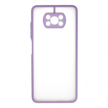 Xiaomi Pocophone X3 Kılıf Montreal Silikon Kapak - Mor