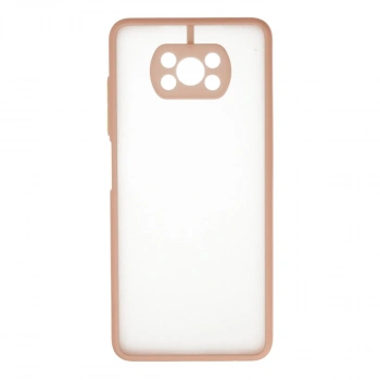 Xiaomi Pocophone X3 Kılıf Montreal Silikon Kapak - Pembe