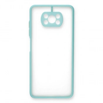 Xiaomi Pocophone X3 Kılıf Montreal Silikon Kapak - Turkuaz