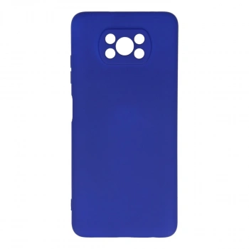 Xiaomi Pocophone X3 Kılıf Nano İçi Kadife Silikon - Lacivert