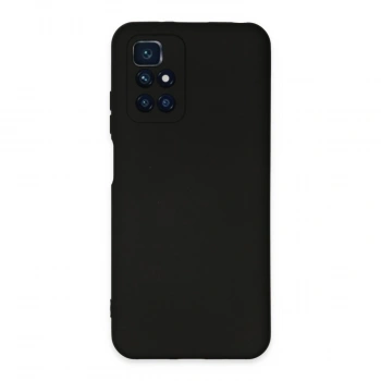 Xiaomi Redmi 10 2022 Kılıf Nano İçi Kadife Silikon - Siyah