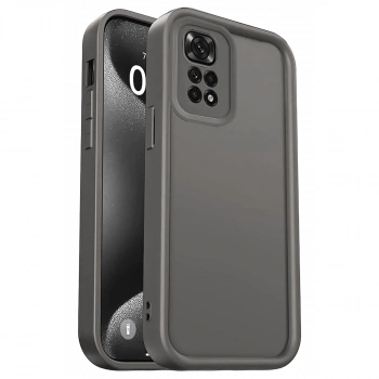 Xiaomi Redmi 10 2022 Kılıf Viera Silikon - Gri