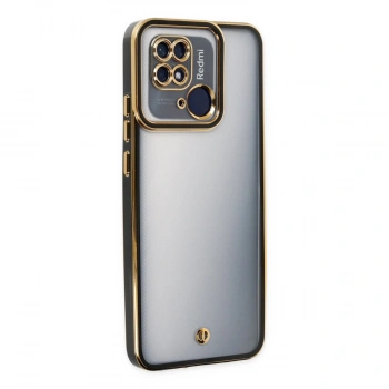 Xiaomi Redmi 10c Kılıf Liva Lens Silikon - Siyah