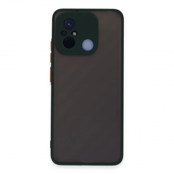 Xiaomi Redmi 12c Kılıf Montreal Silikon Kapak - Yeşil