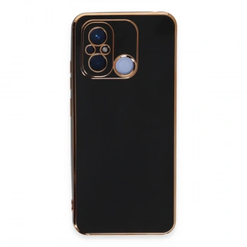 Xiaomi Redmi 12c Kılıf Volet Silikon - Siyah