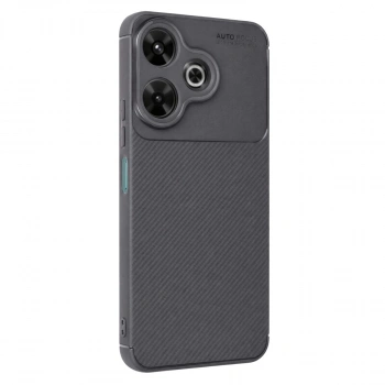Xiaomi Redmi 13 4g Kılıf Auto Focus Karbon Kapak - Gri