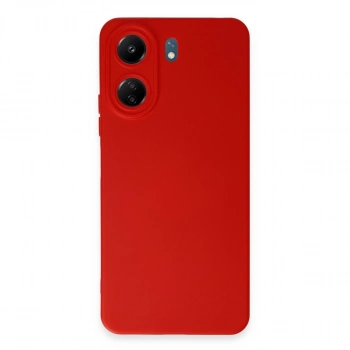 Xiaomi Redmi 13c Kılıf Nano İçi Kadife Silikon - Kırmızı