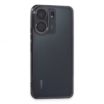 Xiaomi Redmi 13c Kılıf Razer Lensli Silikon - Mor