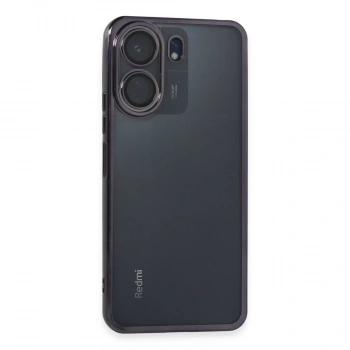 Xiaomi Redmi 13c Kılıf Razer Lensli Silikon - Mor