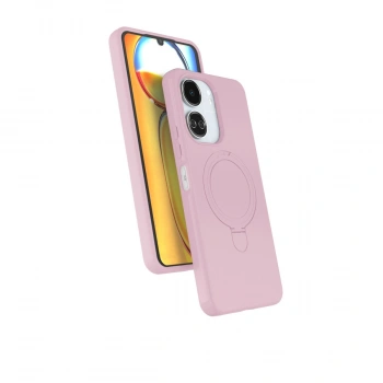 Xiaomi Redmi 13c Regal Magsafe Standlı Kapak - Açık Pembe