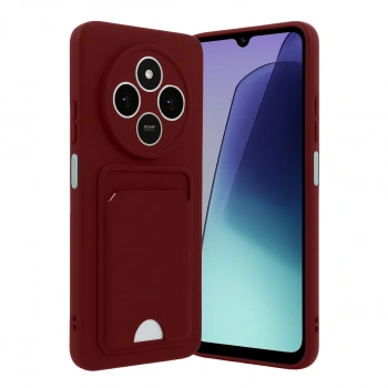 Xiaomi Redmi 14c Kelvin Kartvizitli Silikon - Bordo