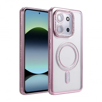 Xiaomi Redmi 15c 4g Joke Simli Magneticsafe Kılıf - Pembe