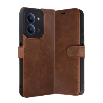 Xiaomi Redmi 15c 4g Trend S Plus Kapaklı Kılıf - Taba