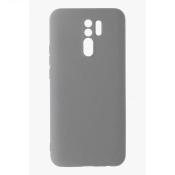Xiaomi Redmi 9 Kılıf Nano İçi Kadife Silikon - Gri