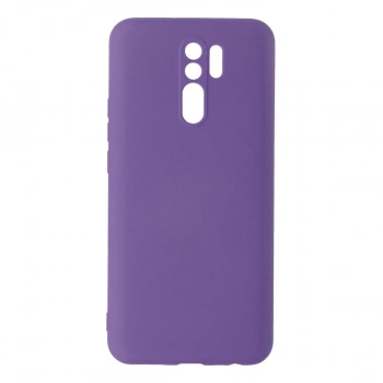 Xiaomi Redmi 9 Kılıf Nano İçi Kadife Silikon - Mor
