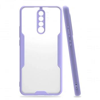 Xiaomi Redmi 9 Kılıf Platin Silikon - Lila