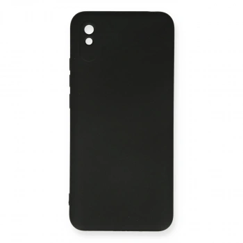 Xiaomi Redmi 9a Kılıf Nano İçi Kadife Silikon - Siyah
