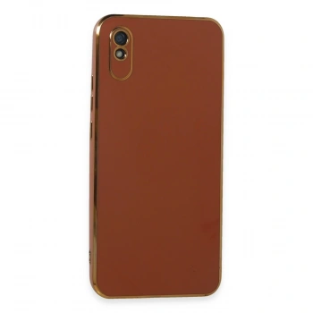 Xiaomi Redmi 9a Kılıf Volet Silikon - Kırmızı