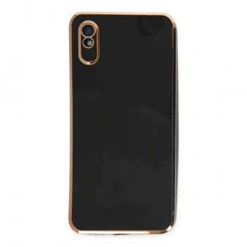 Xiaomi Redmi 9a Kılıf Volet Silikon - Siyah