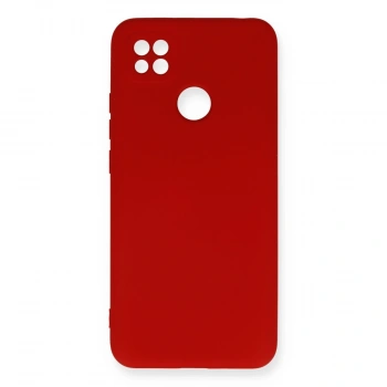 Xiaomi Redmi 9c Kılıf Nano İçi Kadife Silikon - Kırmızı