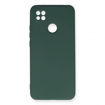 Xiaomi Redmi 9c Kılıf Nano İçi Kadife Silikon - Koyu Yeşil