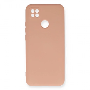 Xiaomi Redmi 9c Kılıf Nano İçi Kadife Silikon - Pudra