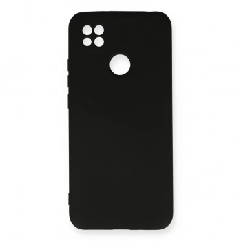 Xiaomi Redmi 9c Kılıf Nano İçi Kadife Silikon - Siyah