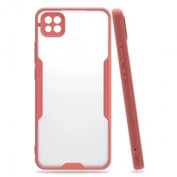 Xiaomi Redmi 9c Kılıf Platin Silikon - Pembe