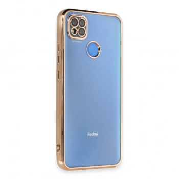 Xiaomi Redmi 9c Kılıf Razer Lensli Silikon - Gold