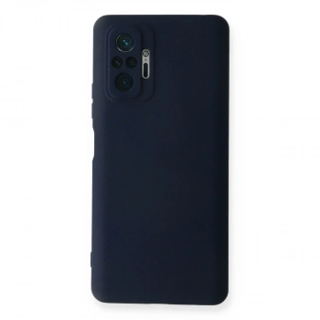 Xiaomi Redmi Note 10 Pro Kılıf Nano İçi Kadife Silikon - Lacivert