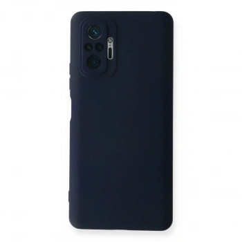 Xiaomi Redmi Note 10 Pro Kılıf Nano İçi Kadife Silikon - Lacivert