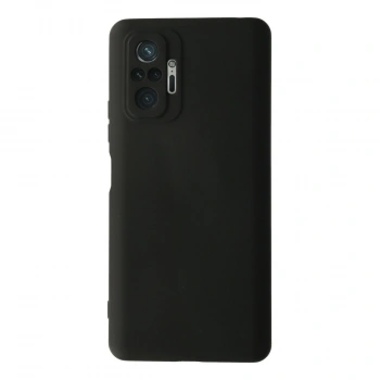 Xiaomi Redmi Note 10 Pro Kılıf Nano İçi Kadife Silikon - Siyah