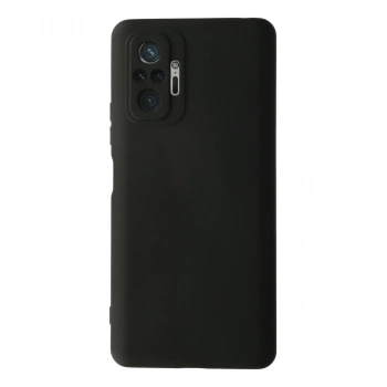 Xiaomi Redmi Note 10 Pro Kılıf Nano İçi Kadife Silikon - Siyah