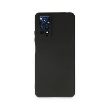 Xiaomi Redmi Note 11 Kılıf First Silikon - Siyah