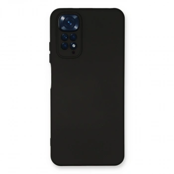 Xiaomi Redmi Note 11 Kılıf Nano İçi Kadife Silikon - Siyah