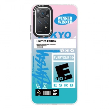 Xiaomi Redmi Note 11 Pro Kılıf Estoril Desenli Kapak - Estoril - 1